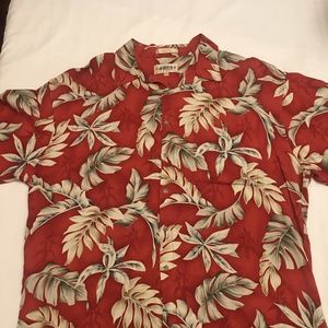 Men's Campia Red Hawaiian Shirt XL